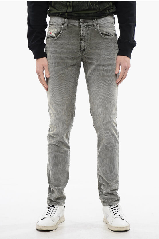 Diesel Low Waist Corduroy 2019 D-strukt Slim Fit Pants