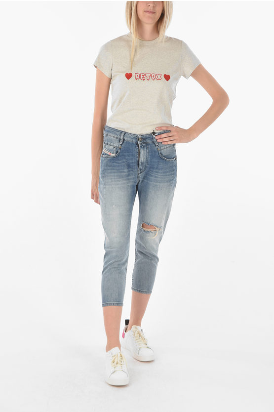 DIESEL デニム D-FAYZA JOGG BOYFRIEND D-FAYZA JOGG Woman: boyfriend Colored JoggJeans | Diesel