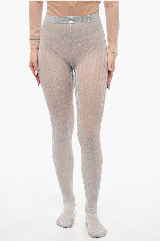 Lurex Ribbed Tights…