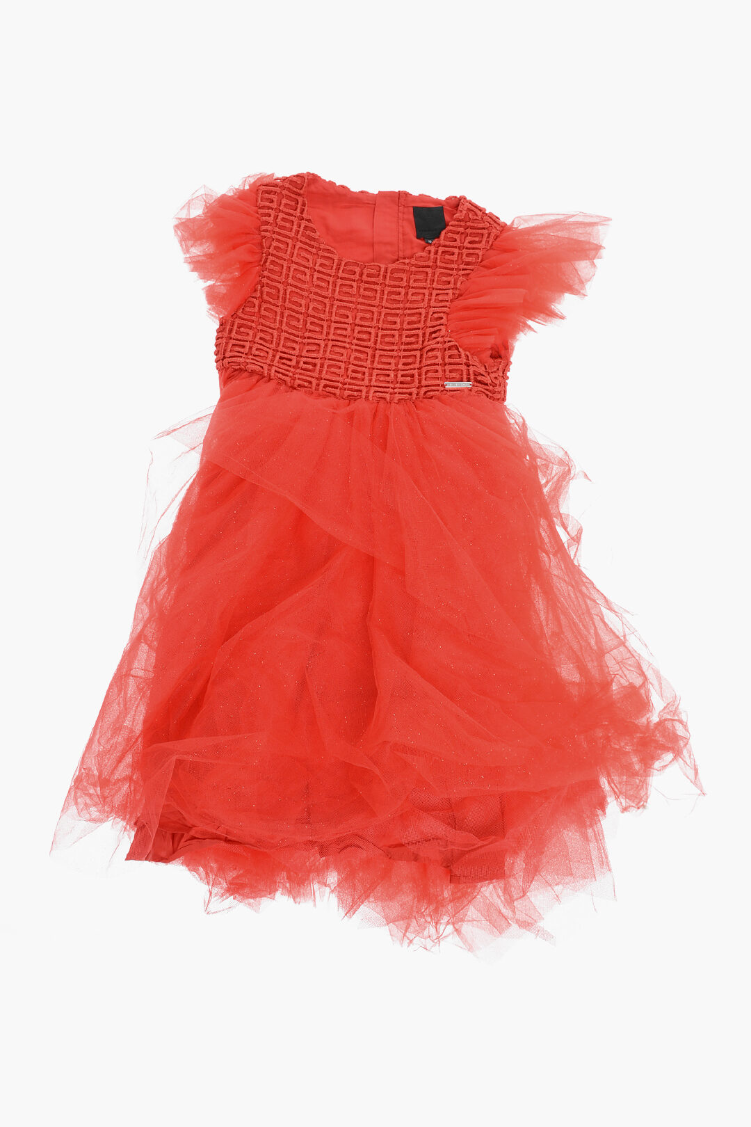Girls Dress Givenchy Baby Girl Givenchy KIDS Lurex Tulle Dress