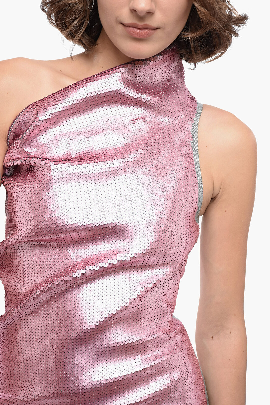 Rick Owens LUXOR Sequined ATHENA Denim Sheath Dress women