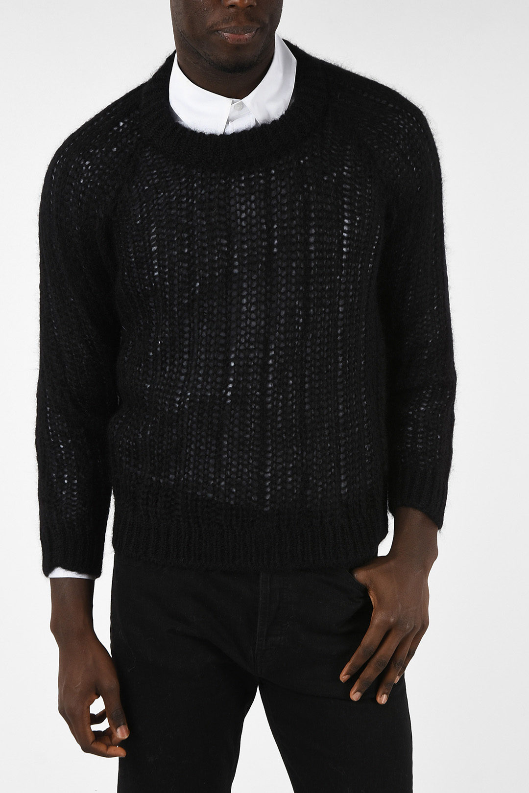 Prada Maglia Girocollo Crochet uomo Glamood Outlet