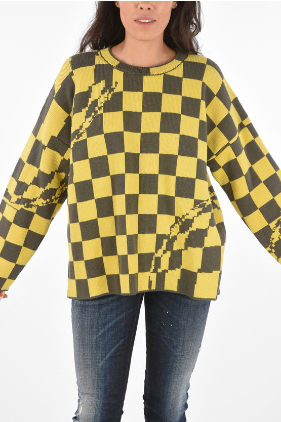 Off-White Maglia MEDIUM G a Quadri donna - Glamood Outlet