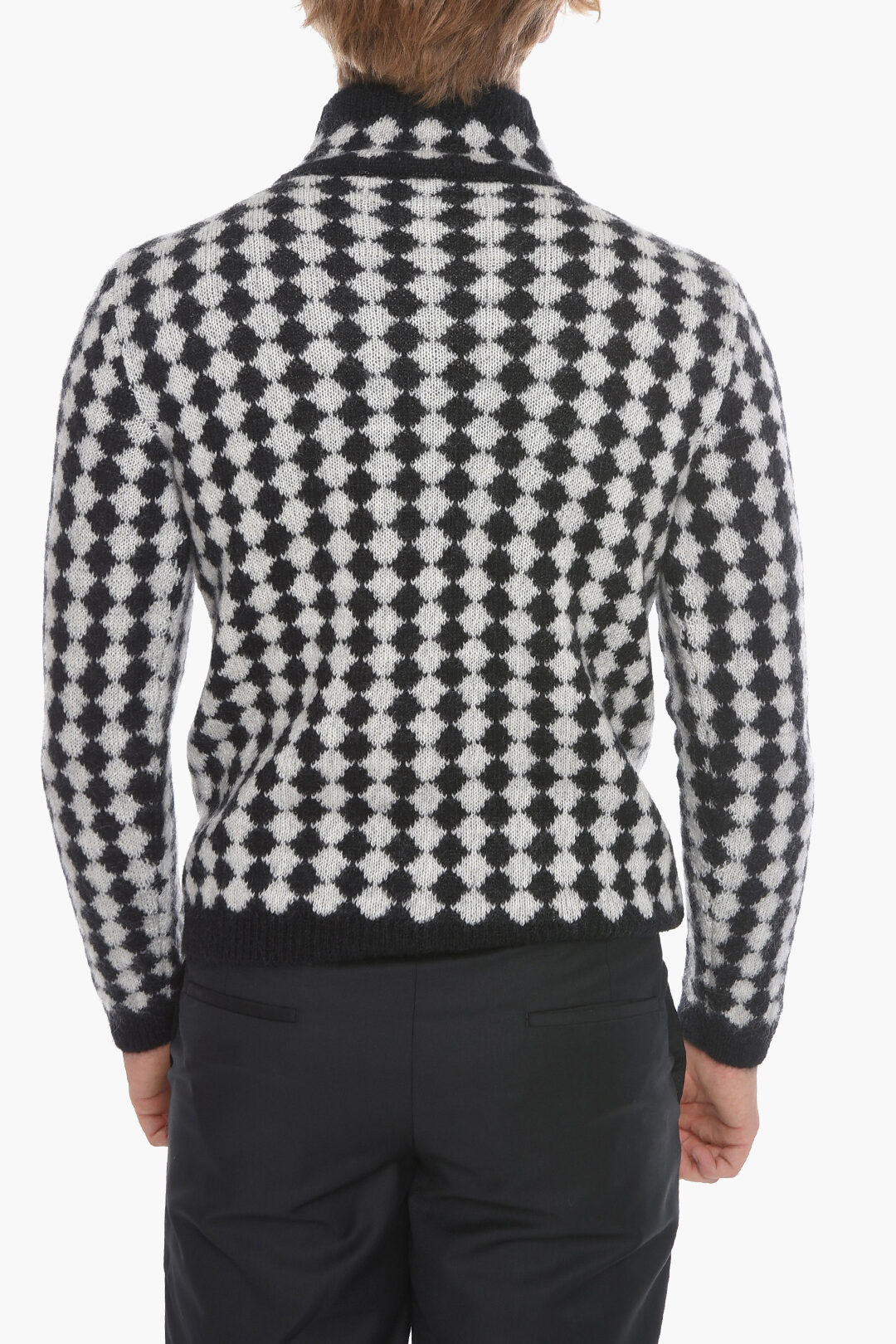 Mohair Maglione Saint Laurent Uomo Saint Laurent Maglione A Collo