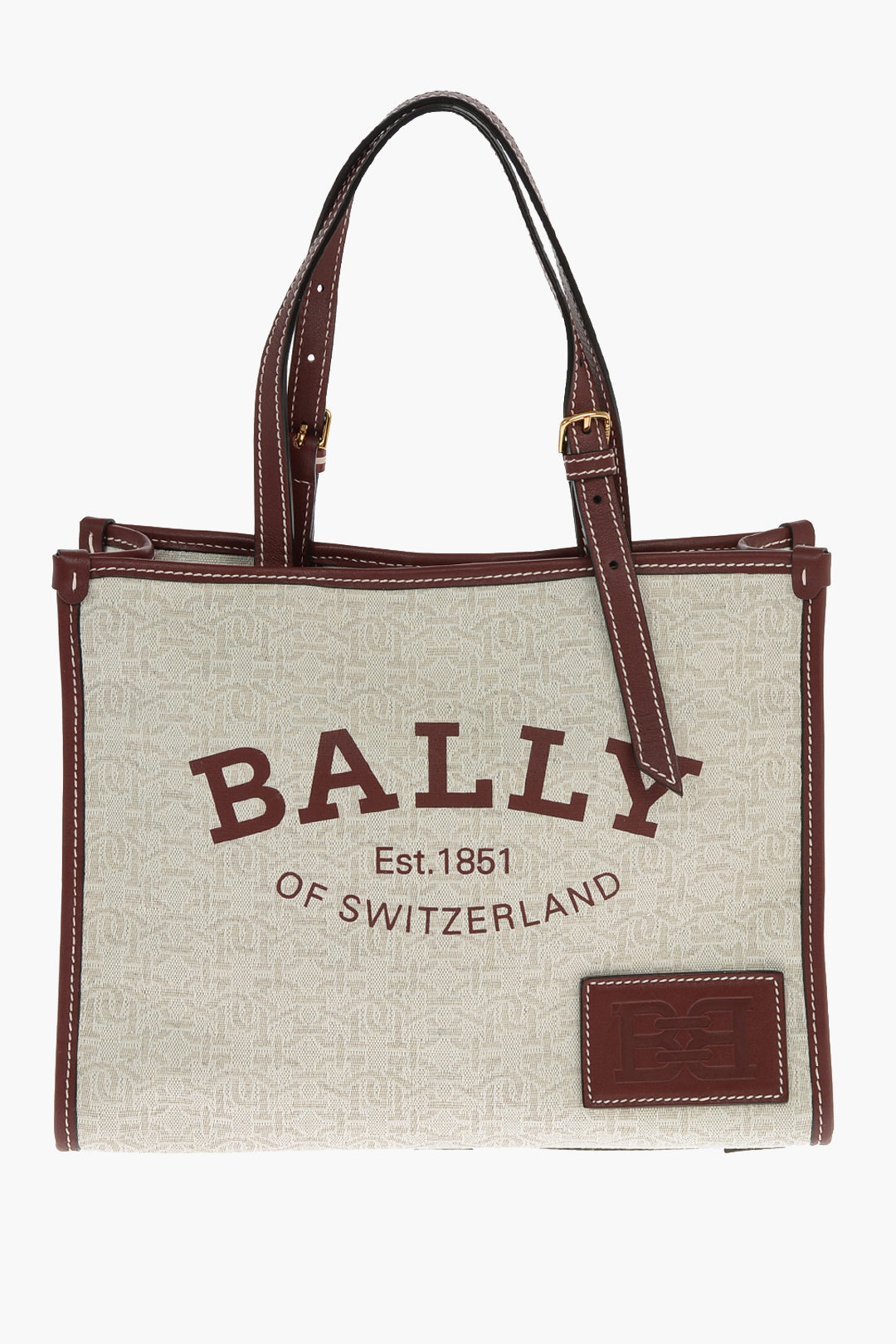 Monogram Motif Leather Baily Crossbody Bag