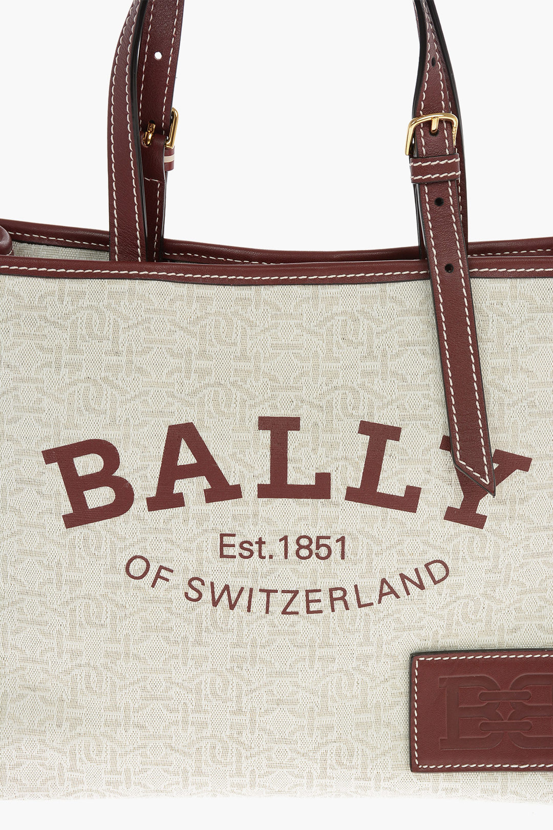 bally leather bag