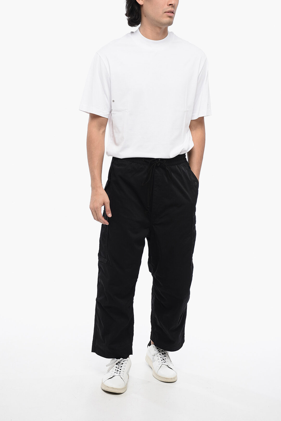 Junya Watanabe MAN Nylon Cargo Pants with Elastic Waistband Junya Watanabe MAN Nylon Cargo Pants with Elastic Waistband