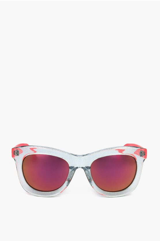Linda Farrow Markus Lupfer Transparent Sunglasses With Contrasting Rods