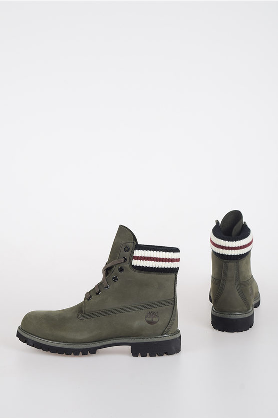 Shop Timberland Marni Leather Combat Boots