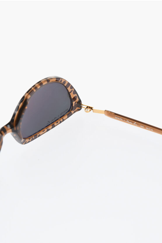MARTIN ROSE Animal Motif Cat Eye SOS Sunglasses