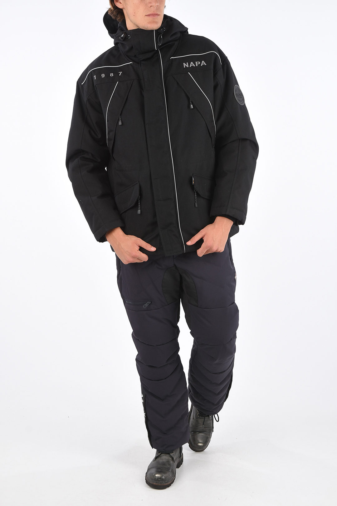 rose windbreaker black