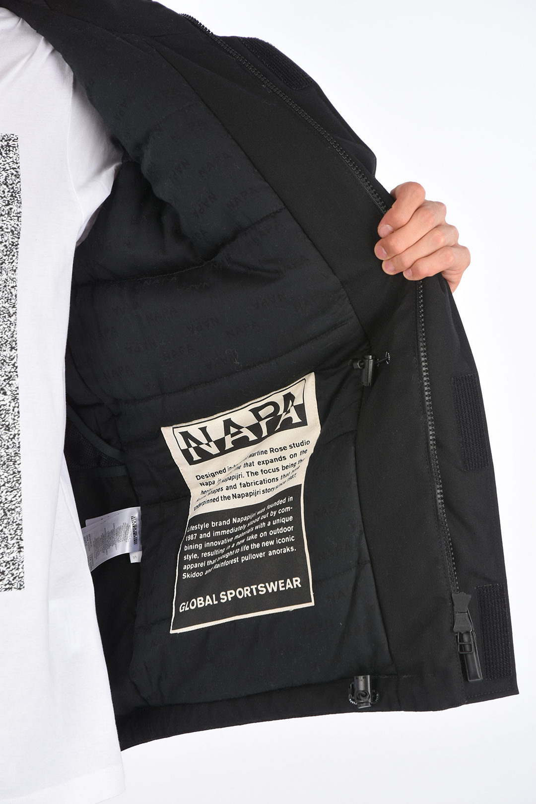 rose windbreaker black