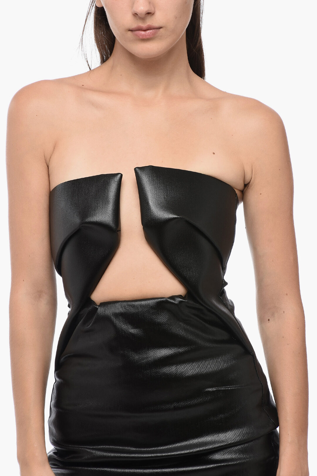 【送料&関税込】Rick Owens Maxi Black Dress With Cut-out In Rick Owens cut-out Sleeveless Maxi Dress | Black | FARFETCH