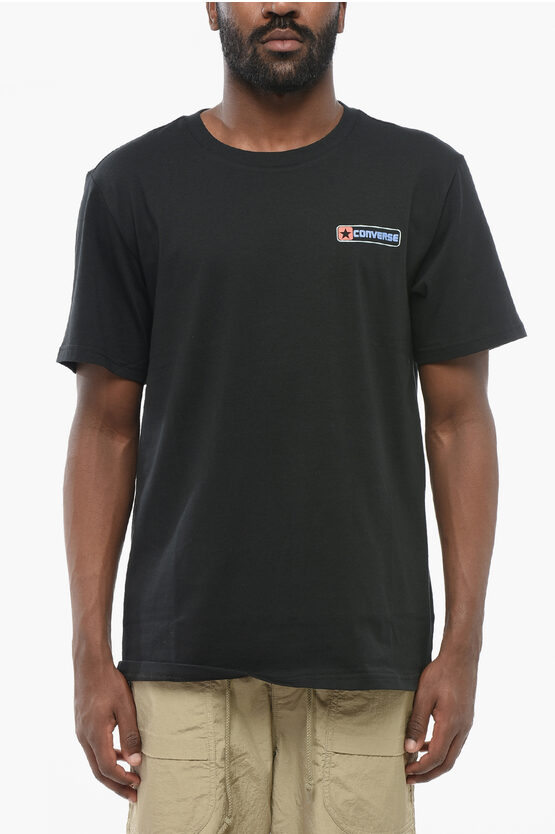 Converse Maxi Logo Printed Standard Fit Crew-neck T-shirt