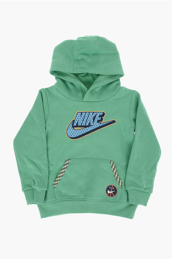 Maxi Patch Pocket Solid Color Hoodie