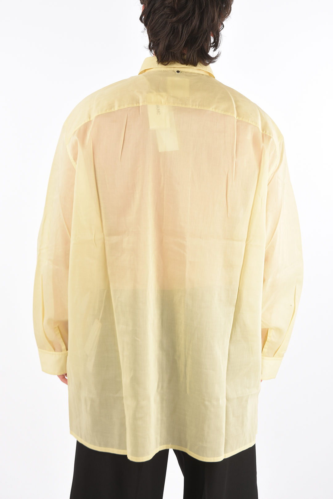 OAMC Maxi Pocket DAVIS Cotton Organza Shirt men - Glamood Outlet
