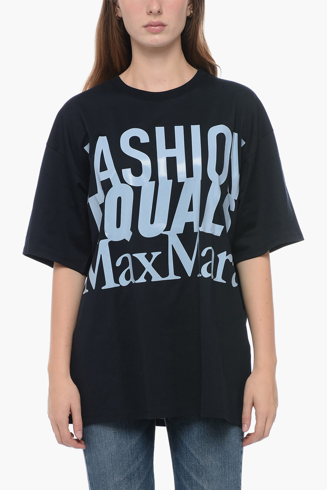 Tシャツ・カットソー MAX MARA Woman T-Shirt Black 2519361121600 009 Black t shirt | Max Mara