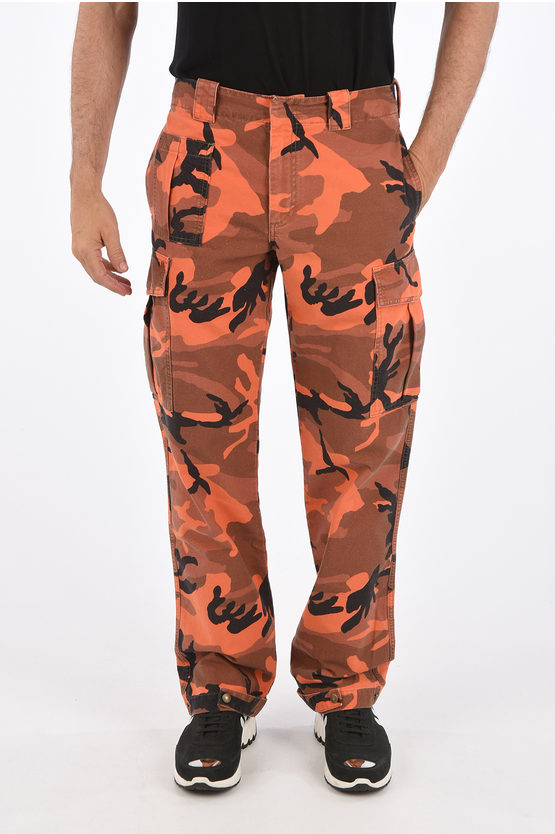 Alexander McQueen MCQ camouflage cargo pants men - Glamood Outlet