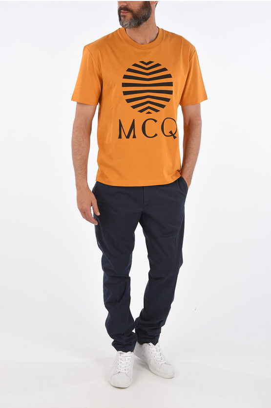 Alexander McQueen MCQ printed crew-neck t-shirt men - Glamood Outlet