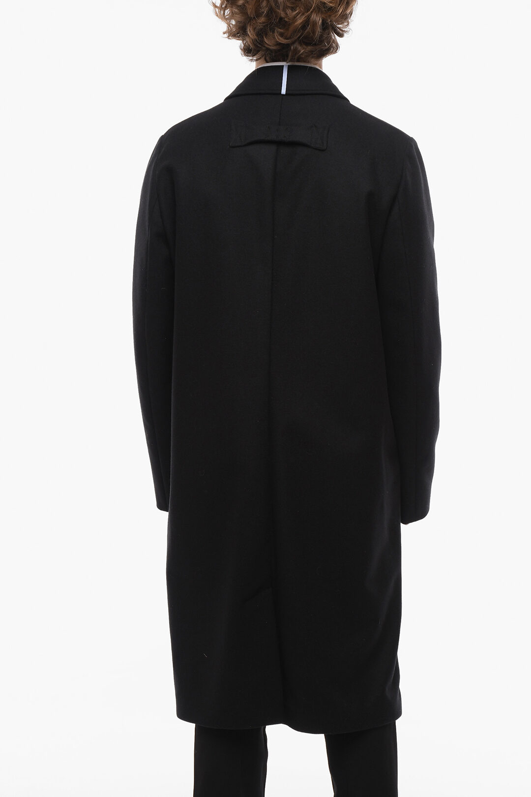 Alexander McQueen MCQ Unlined Wool Coat with Flush Pockets men