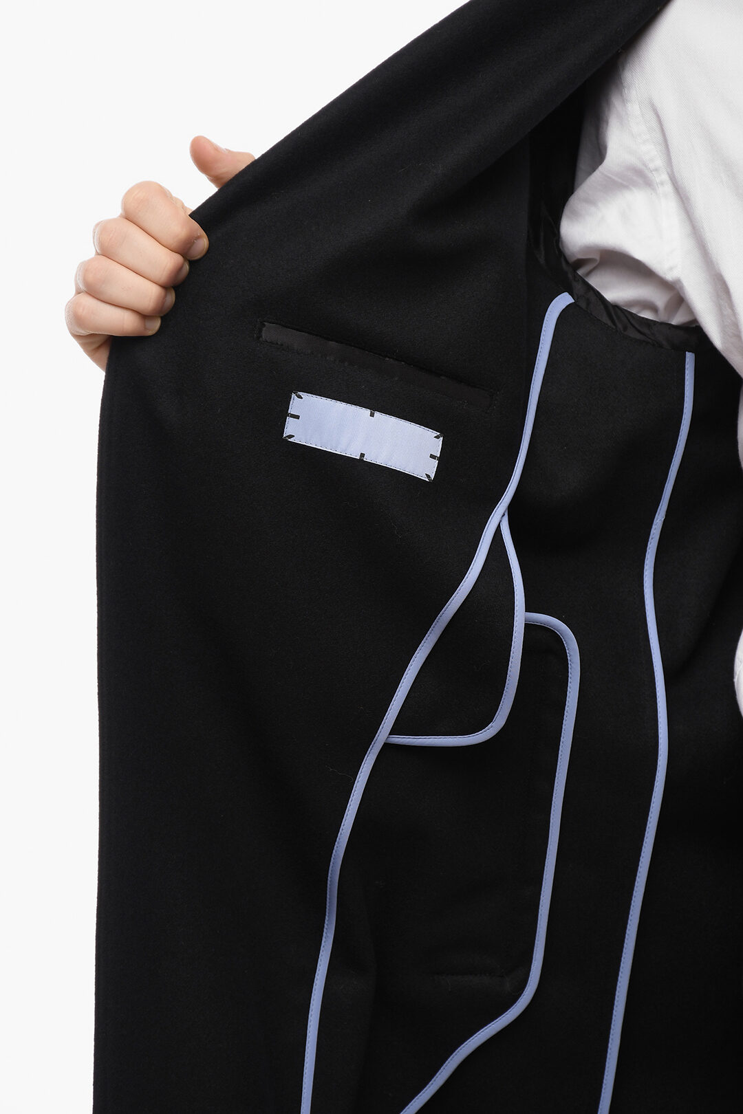 Alexander McQueen MCQ Unlined Wool Coat with Flush Pockets men