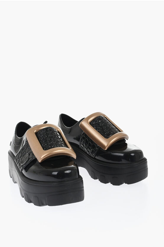 Viktor & Rolf Melissa Rubber Buckle Up Derby Shoes