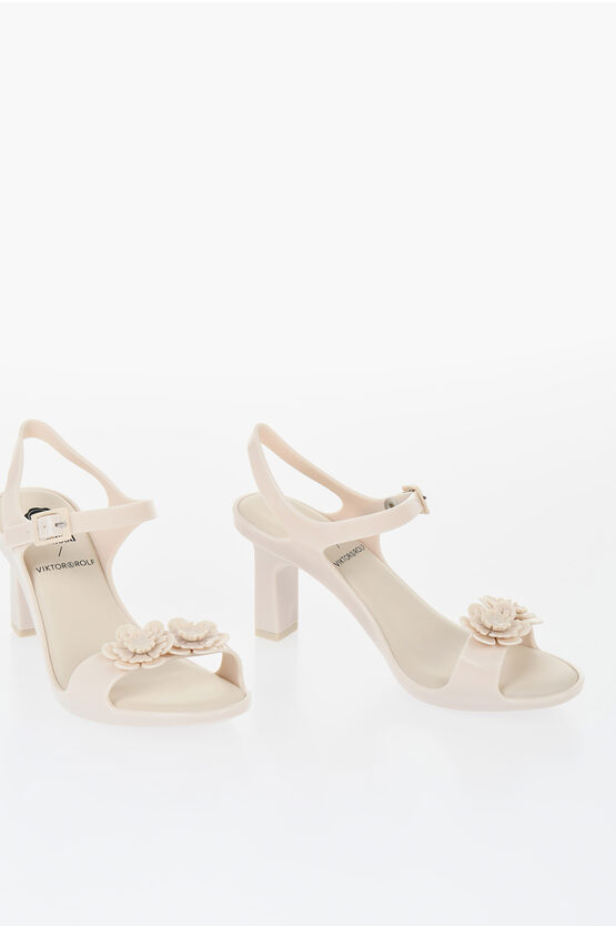 Viktor & Rolf Melissa Rubber Lady Emme Sandals With Ankle Straps 7cm