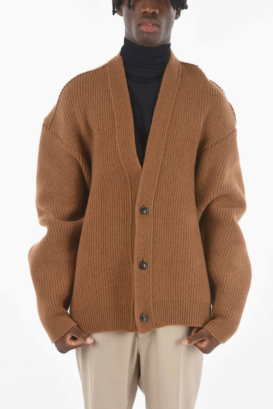 Hed Mayner Merin Wool Oversize Cardigan With Button Closure 남성