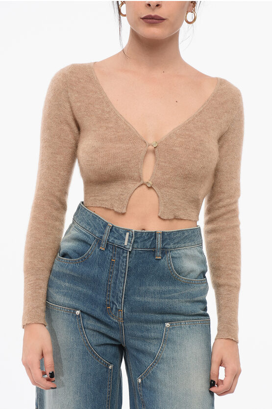 Jacquemus Merino Le Alzou Cropped Cardigan