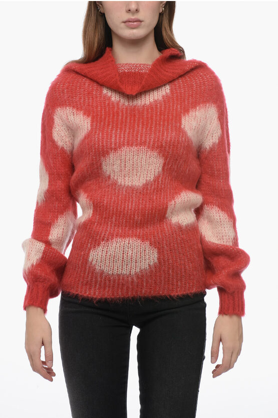 Shop Marni Merino Wool-blended Sweater With Cuffs