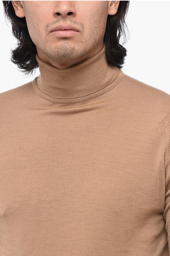 John Smedley Merino Wool Turtle-neck Sweater men - Glamood Outlet