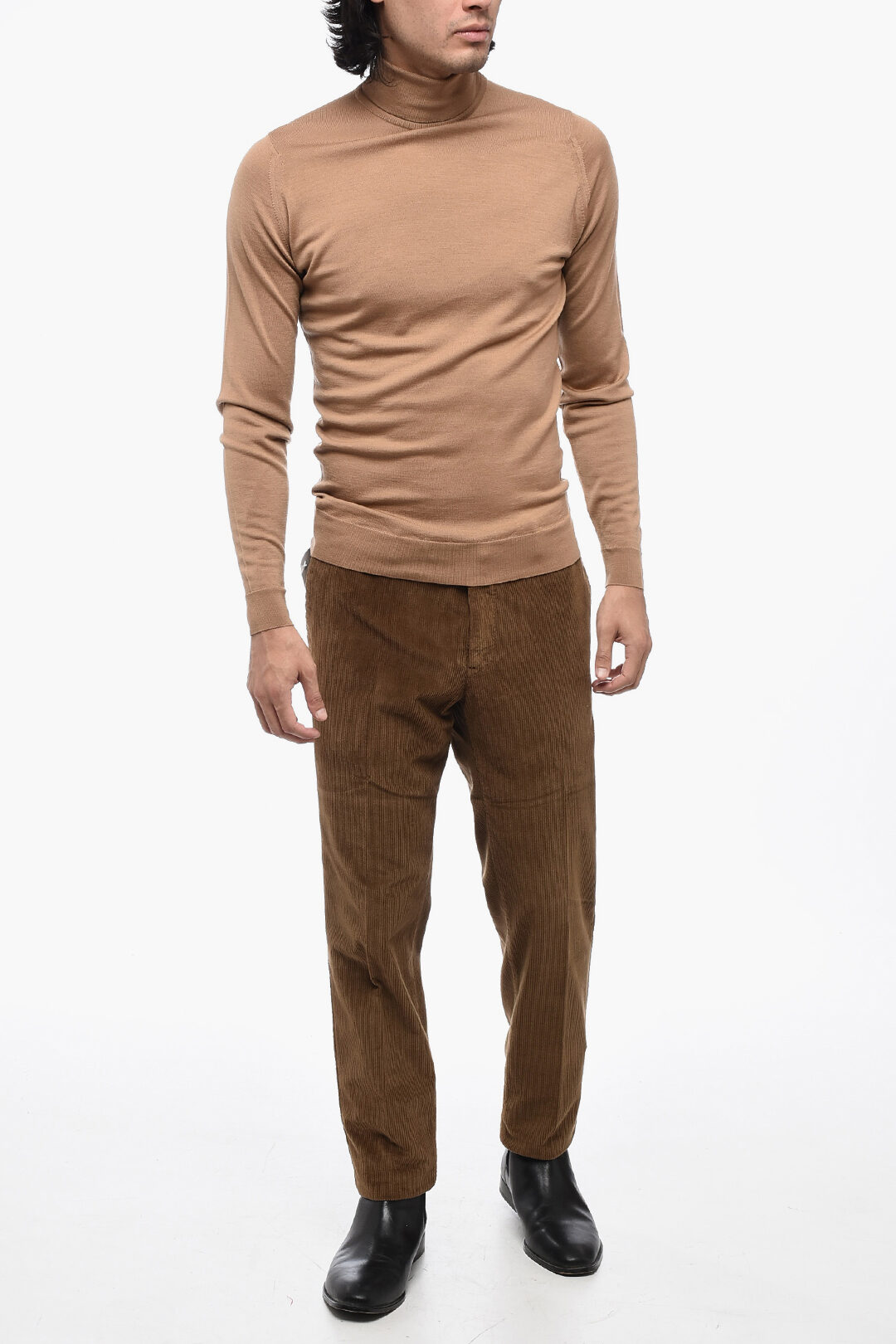 John Smedley Merino Wool Turtle neck Sweater men Glamood Outlet