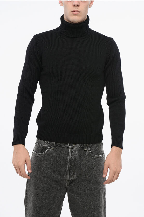 Roberto Collina Merino Wool Turtleneck Sweater