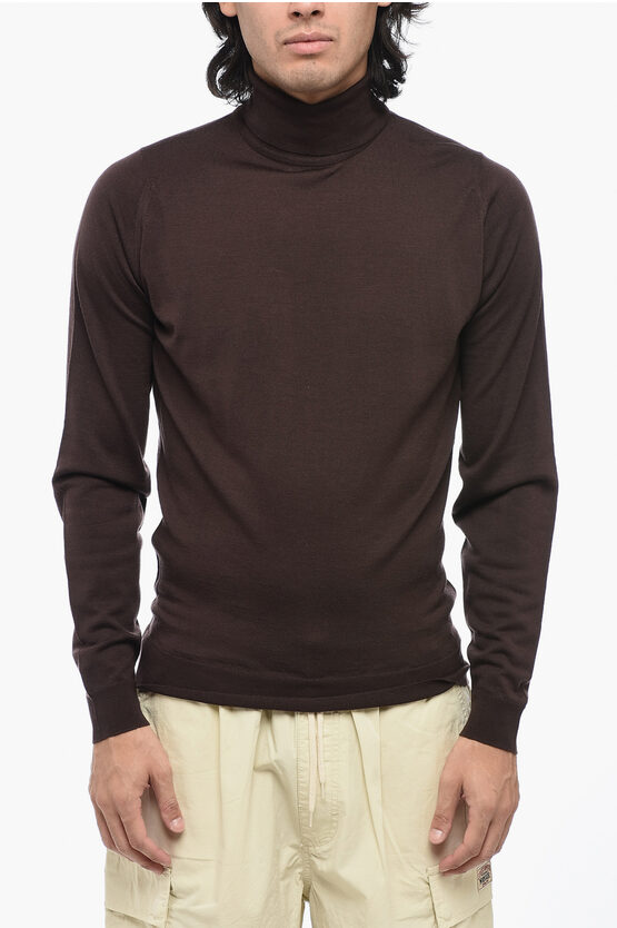 Shop John Smedley Merinos Wool Turleneck Sweater