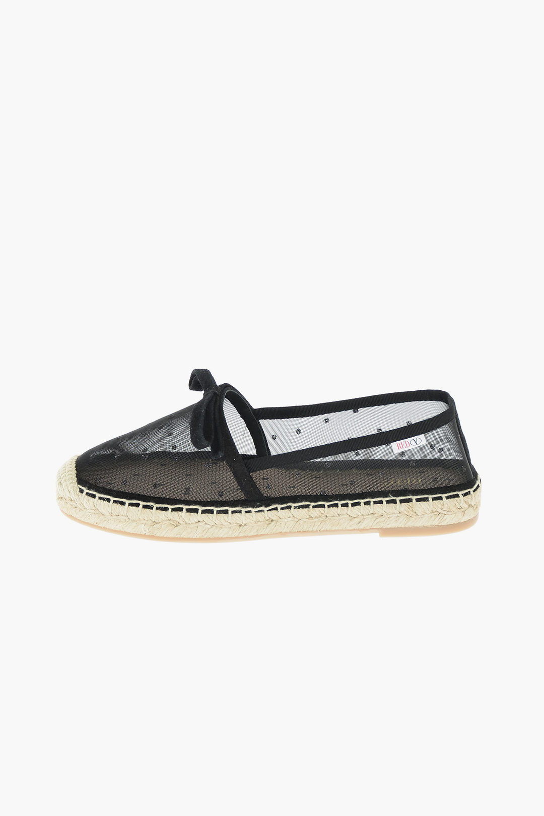 Red Valentino Mesh Fabric Espadrilles with Suede Leather Details 1,5 cm women Glamood Outlet