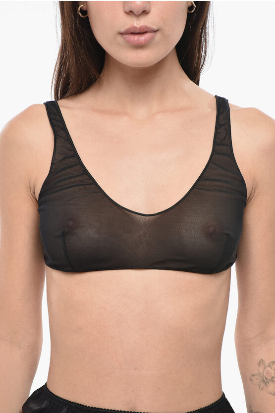 Mesh Pull-On Bra Si… - image