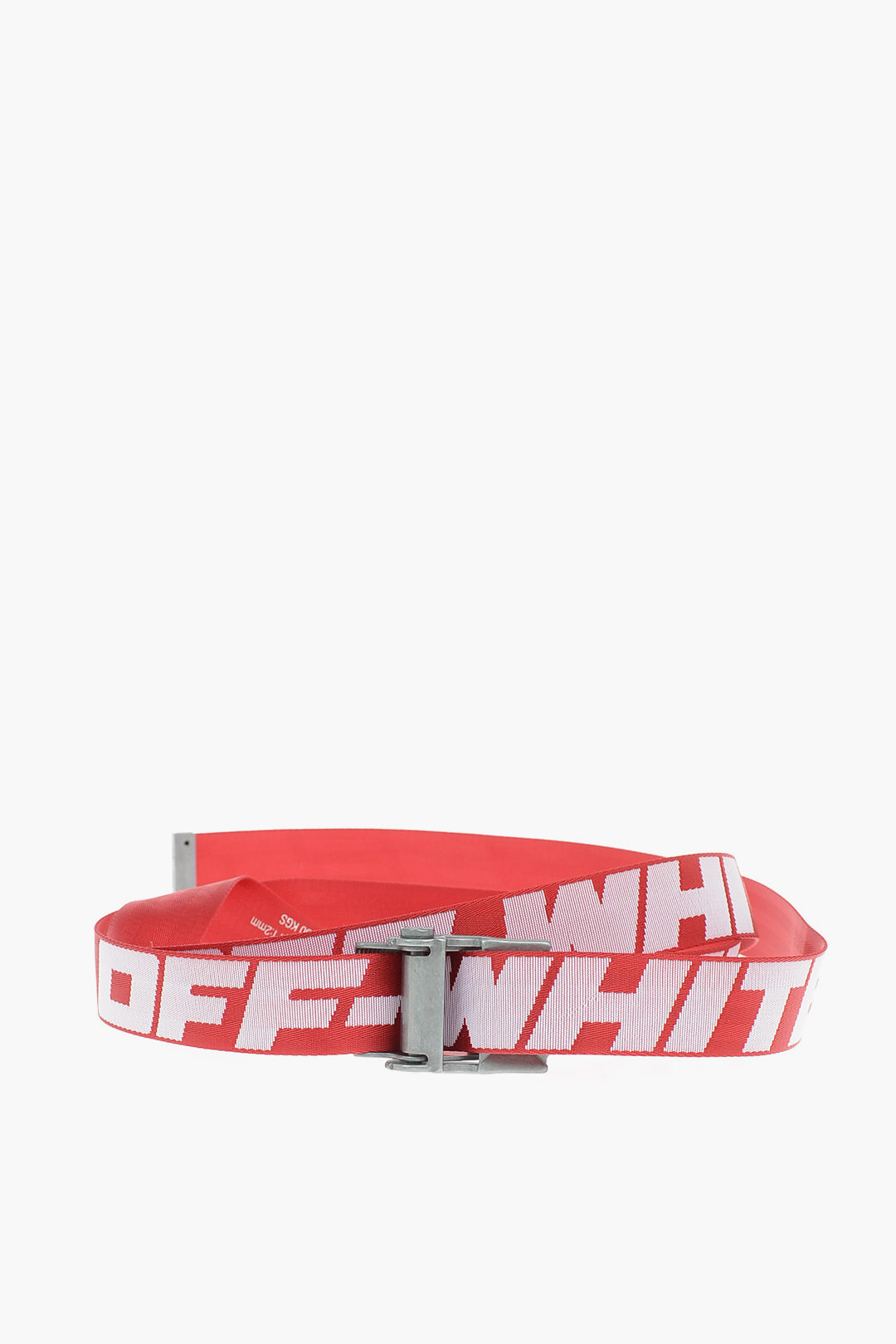 Canvas Belt Off White Belt Red White Off-White Metal Buckle