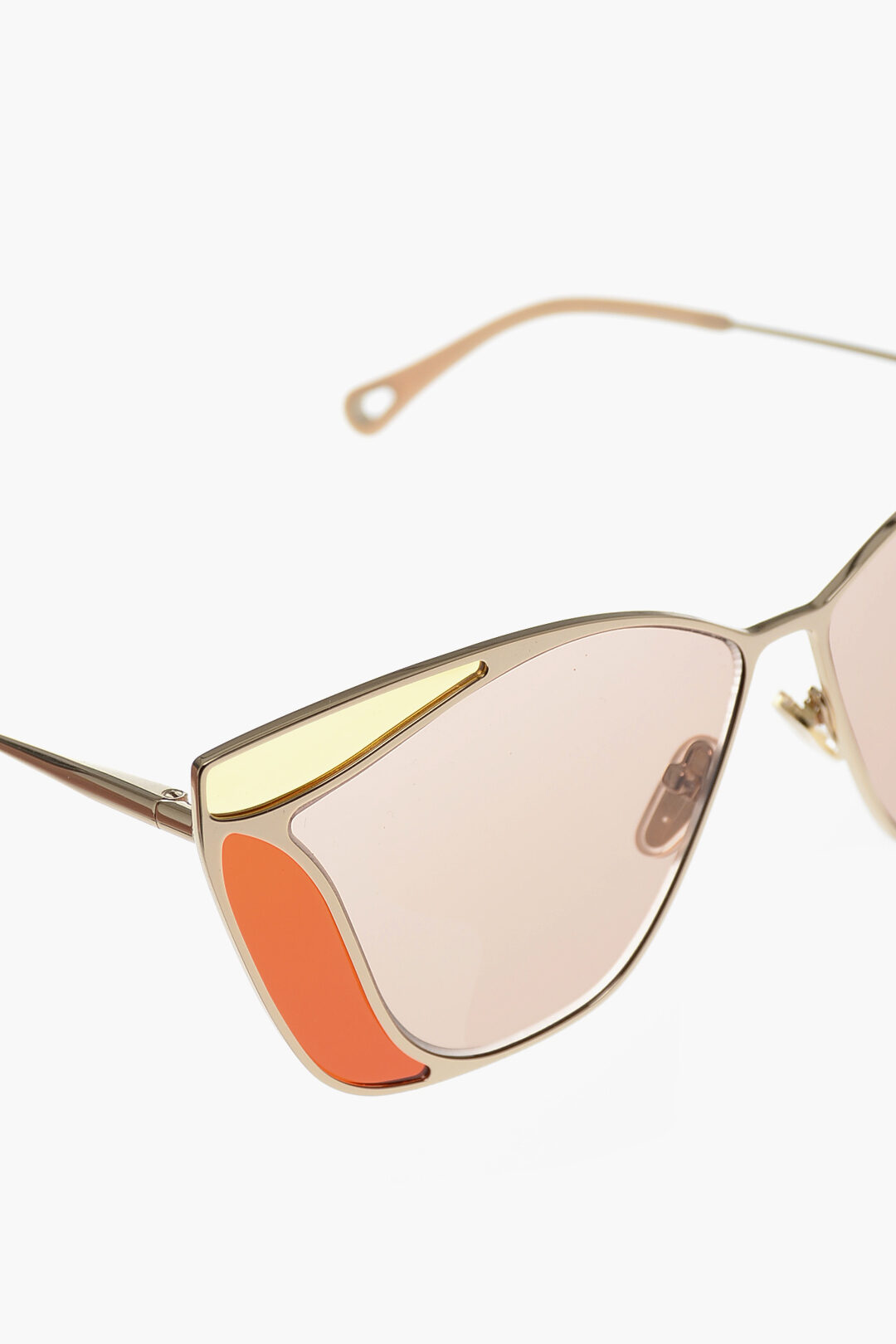 Chloe Metal Frame GEMMA Sunglasses with Contrasting Details women - Glamood  Outlet