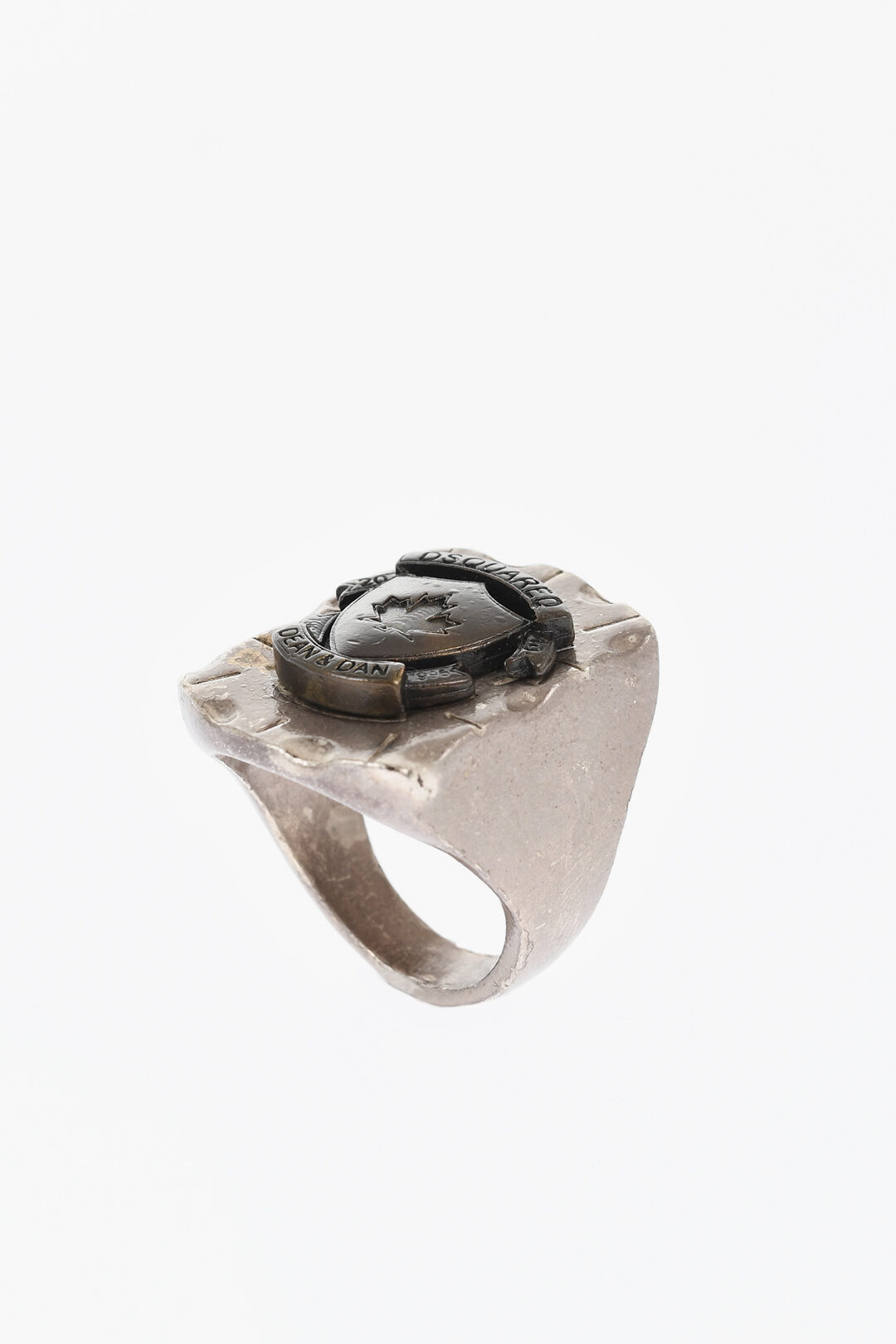 Dsquared2 Metal FUNKY TRIBAL Signet Ring men - Glamood Outlet