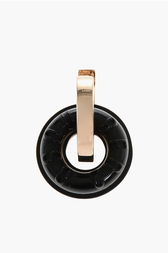 DSQUARED2 METAL GAMING SINGLE EARRING WITH RESIN DETAIL
