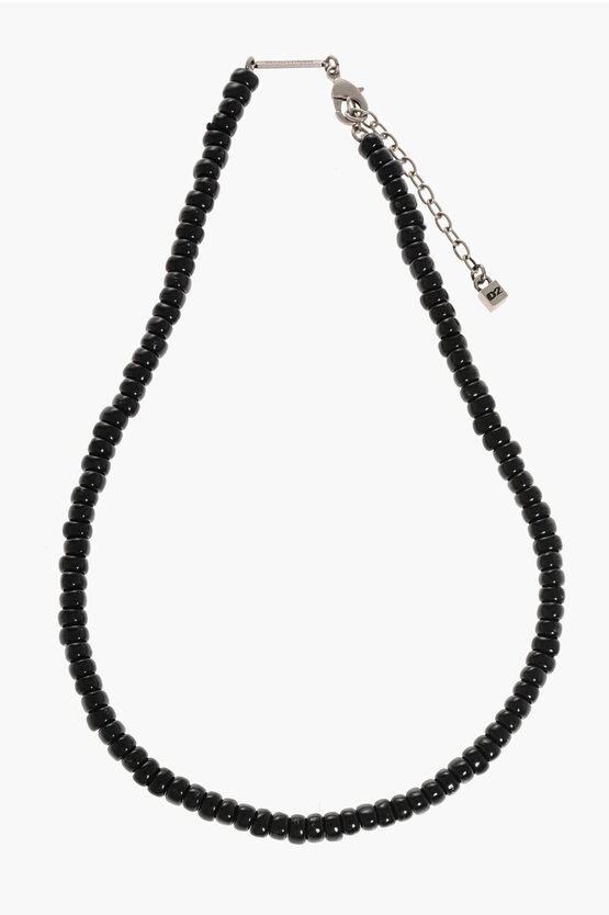 Dsquared2 Metal Necklace With Resin Beads
