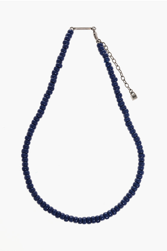 Dsquared2 Metal Necklace With Resin Beads
