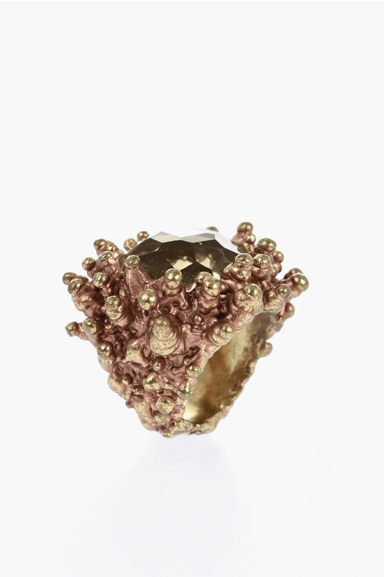 Daniela De Marchi Metal Ring With Central Stone