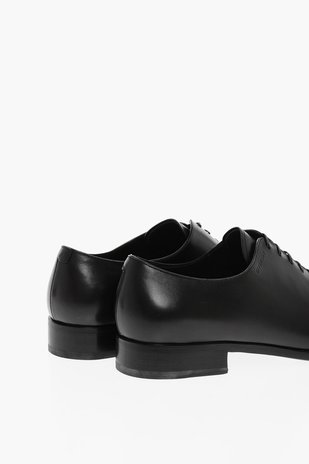 ローファー・オックスフォード GIVENCHY Women Laced up Shoes BE201VE1WE 001 BLACK Givenchy Metal Toe Lace-on Leather Okford Shoes men