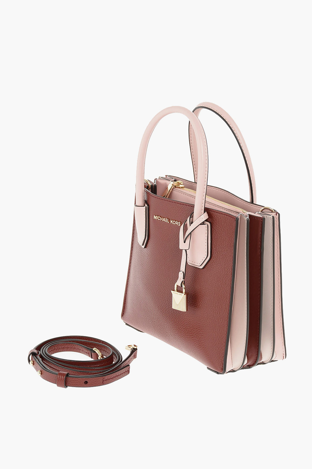 Michael Kors MICHAEL leather two-tone ACRDION mini tote bag women - Glamood  Outlet