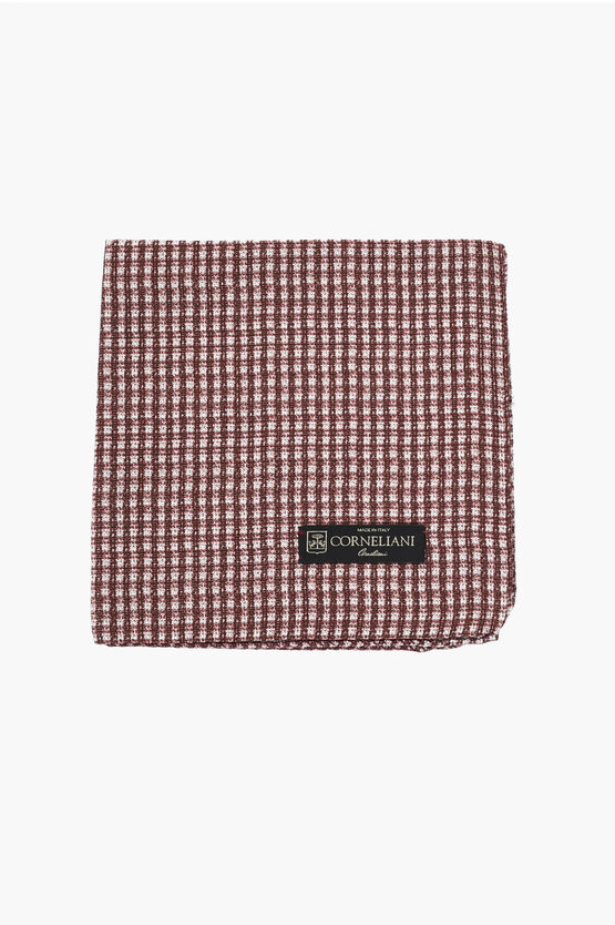 Micro Checked Silk … - image