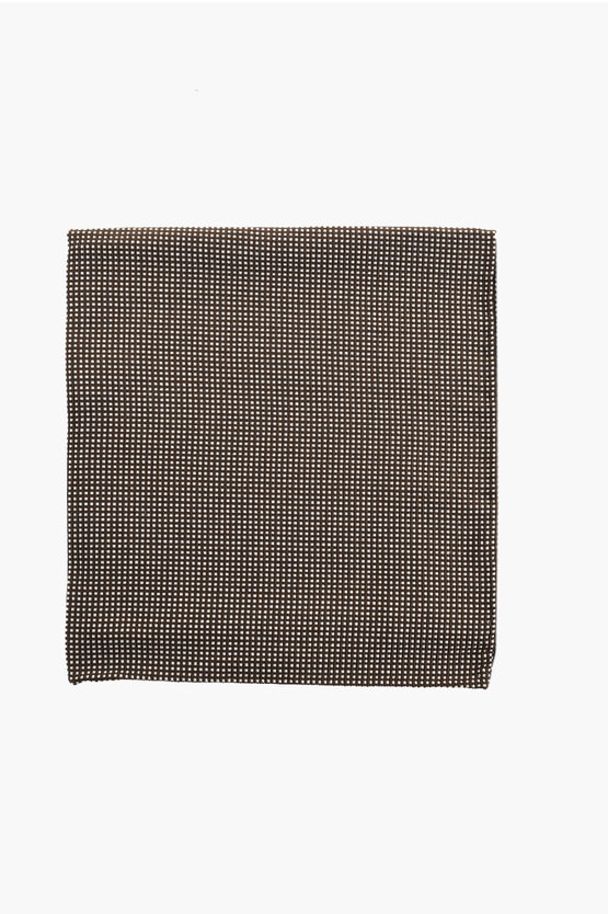 Micro Checked Silk … - image