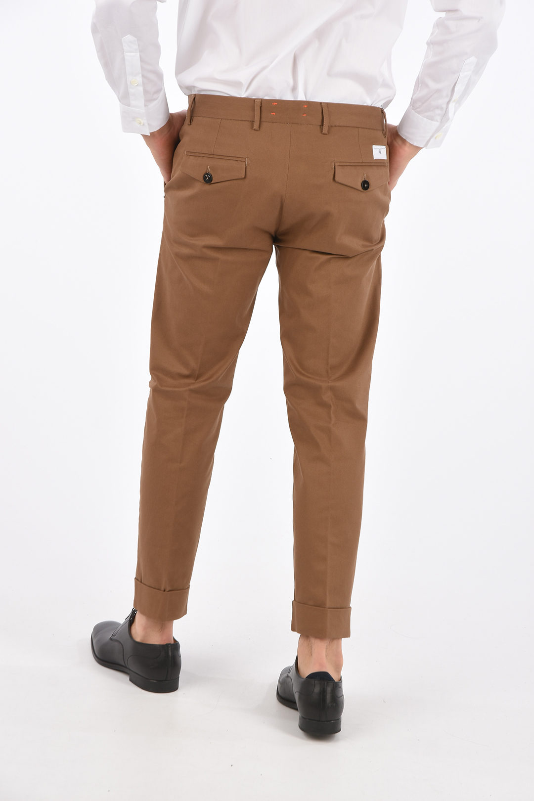 Cuffed Chinos Trousers  Buy Cuffed Chinos Trousers online in India