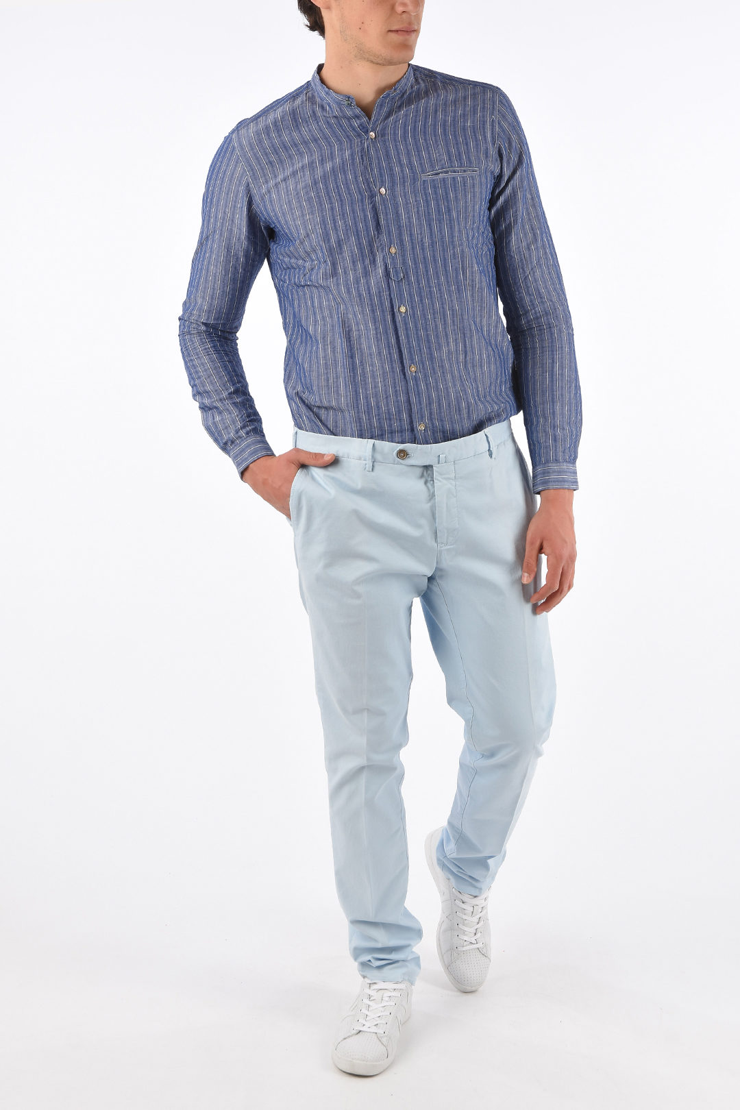 PT01 Mid-rise waist slim fit chinos men - Glamood Outlet