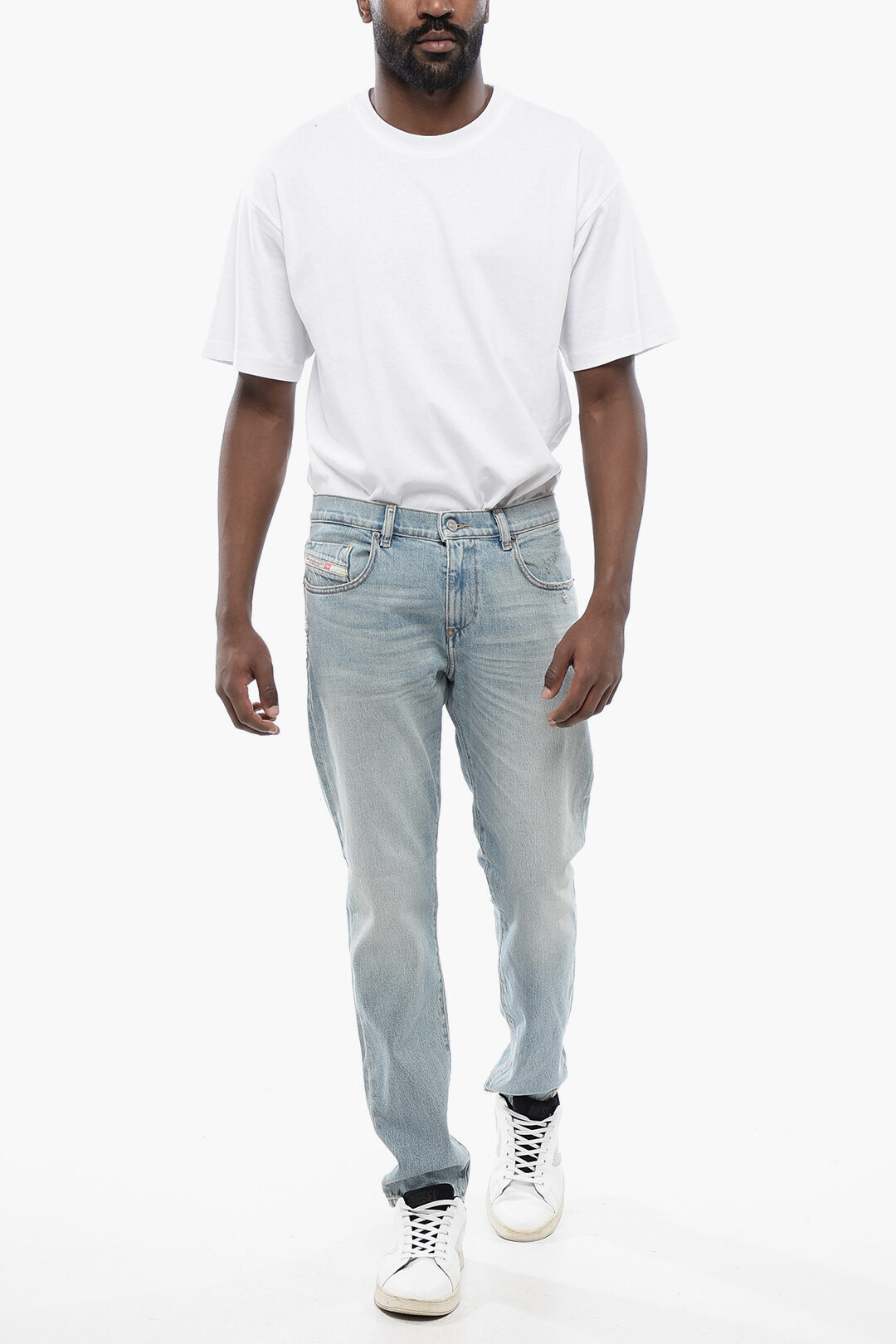 Diesel Mid Waist 2019 D-STRUKT Slim Fit Jeans 16cm -L32 men